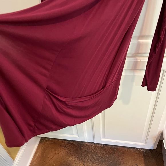 Cardigan pockets Rayon spandex sz XS/S Logo by Lori long sleeves - Picture 3 of 8